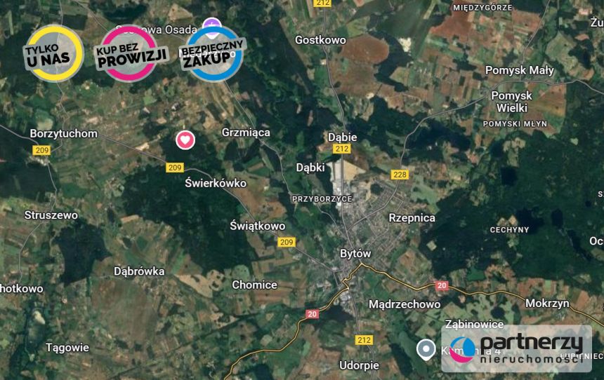 Bytów, 90 000 zł, 12.35 ar, budowlana miniaturka 16
