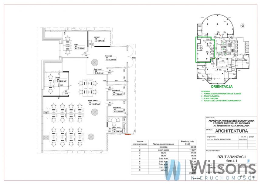 Warszawa Stara Ochota, 3 465 euro, 210 m2, biuro miniaturka 2