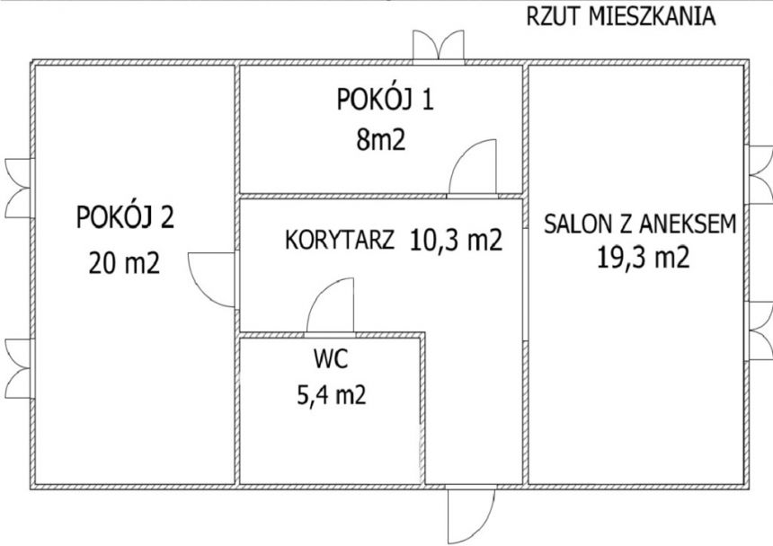 Wysoko Pod Niebem-Przestronne M3 na Poddaszu! miniaturka 13