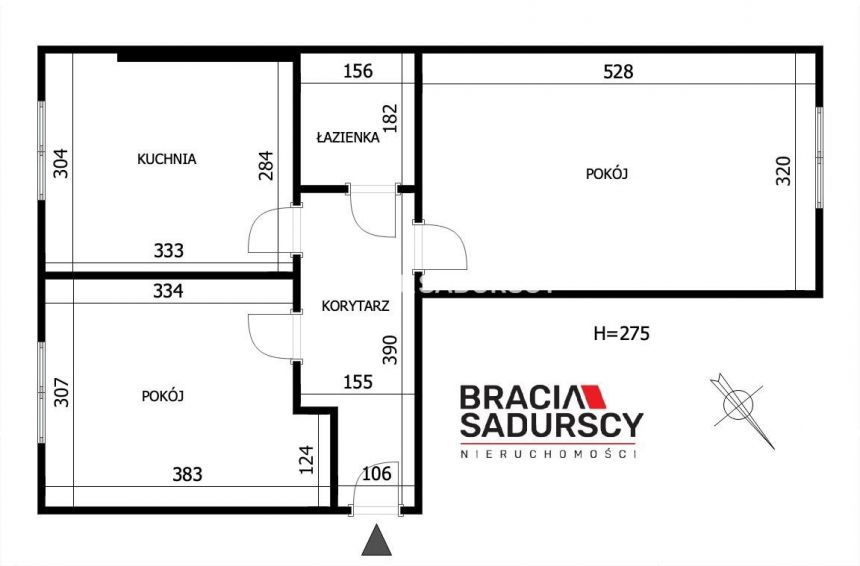 Kraków Nowa Huta, 538 000 zł, 45.53 m2, jasna kuchnia z oknem miniaturka 3