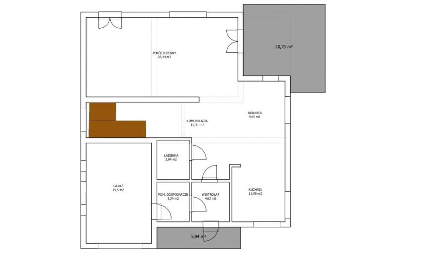 Stręgoborzyce, 1 198 000 zł, 250 m2, 4 pokoje miniaturka 3