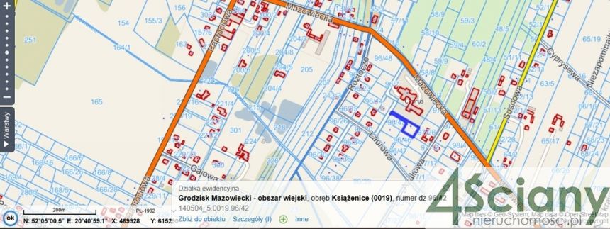 Książenice, 317 000 zł, 14.5 ar, prostokątna miniaturka 6