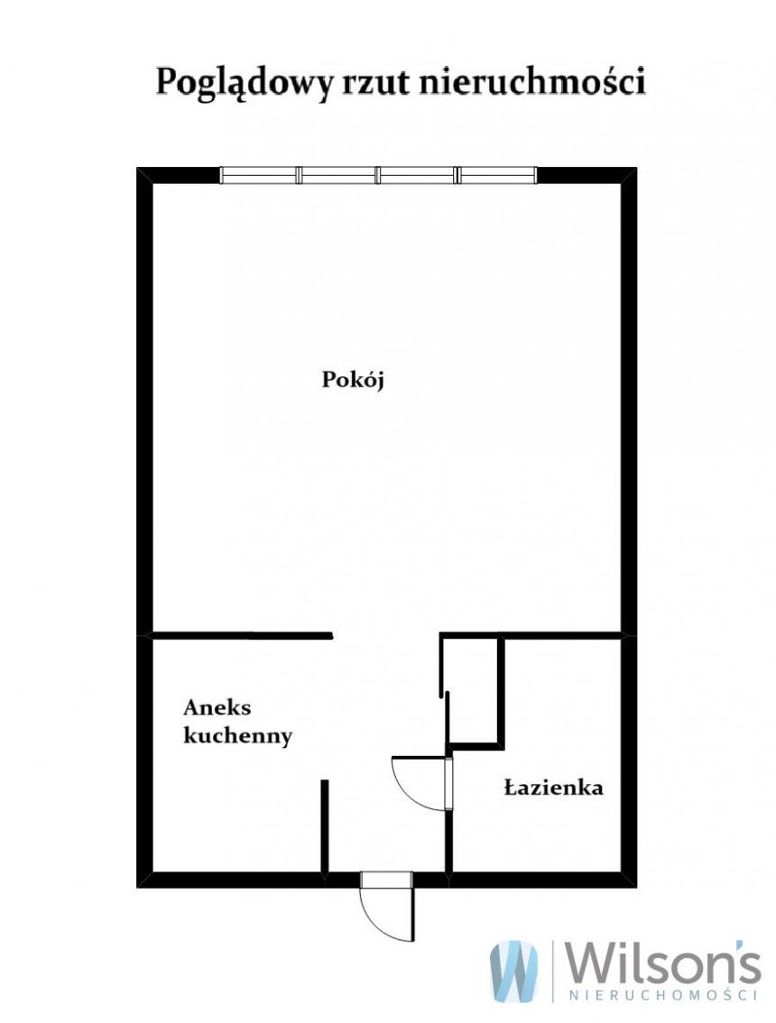 Warszawa Sadyba, 430 000 zł, 27.1 m2, pietro 9 miniaturka 3