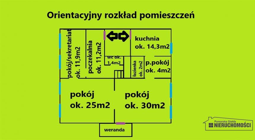 Lokal biurowy w parterze kamienicy, ul. Ordona miniaturka 14