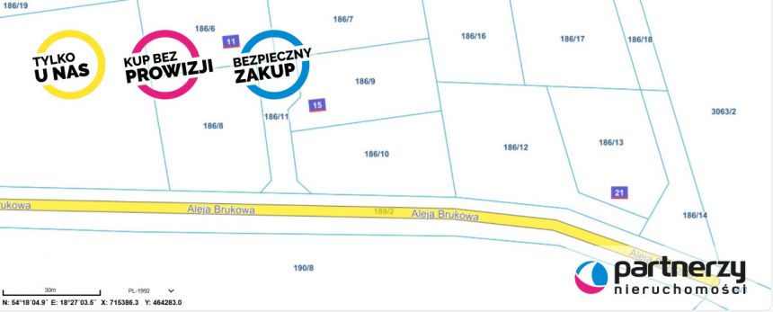 Łapino Kartuskie, 250 000 zł, 11.19 ar, budowlana - zdjęcie 1