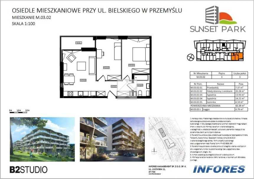 Mieszkanie na osiedlu sunset park A 03.02 - zdjęcie 1