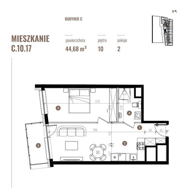 Apartament-2pok/duży balkon/Stare Miasto/600m od Rynku! miniaturka 19