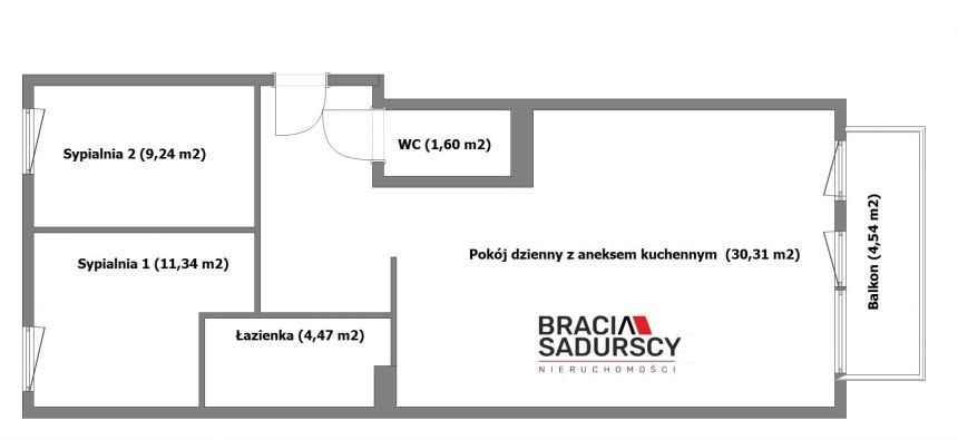 3-POK NA WYNAJEM KRAKÓW UL. CIESIELSKIEGO miniaturka 3