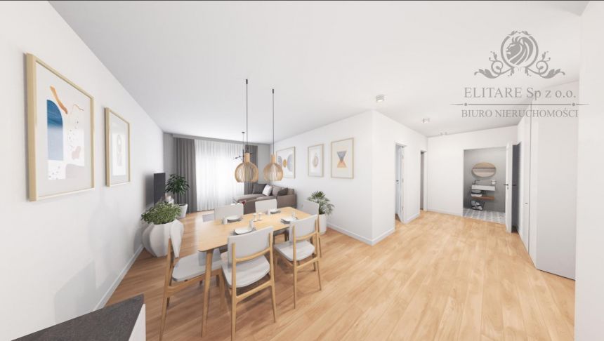 GOTOWE/Mieszknie 3pok, 64,55m2 z balkonem /Wrocław Szczepin miniaturka 7
