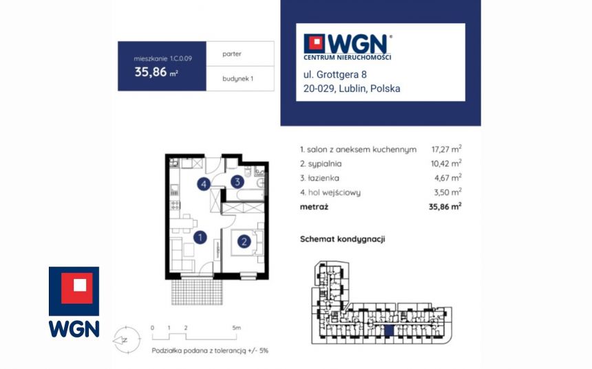 Lublin, 448 429 zł, 35.86 m2, do wykończenia miniaturka 4