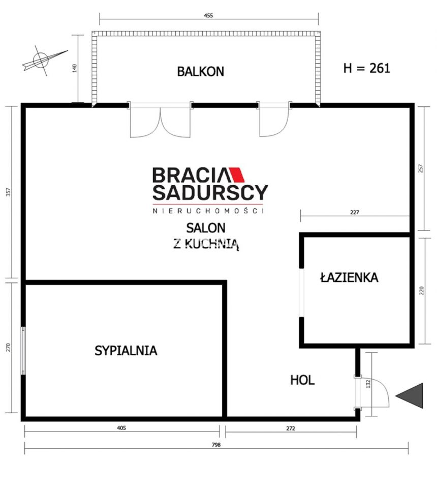 Chrzanów, 398 000 zł, 47.02 m2, umeblowane miniaturka 3