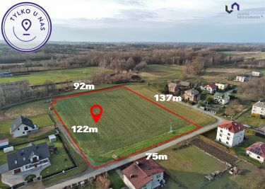DZIAŁKA INWESTYCYJNA w Nowej Wsi gm. Kęty