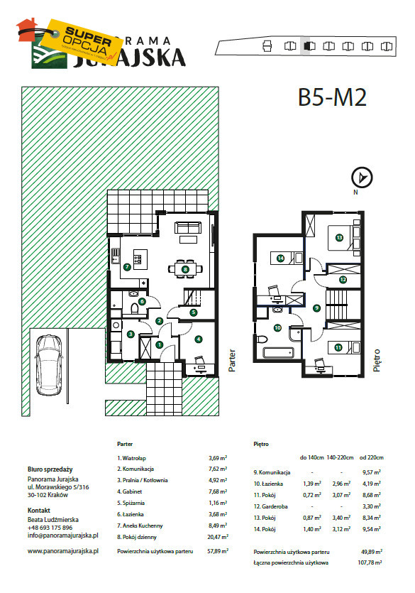 Kraków Mydlniki, 970 000 zł, 108 m2, 5 pokoi miniaturka 3