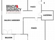 ZŁOCIEŃ 2 POKOJE, PRAWIE NOWE, BALKON, 3 PIĘTRO miniaturka 3