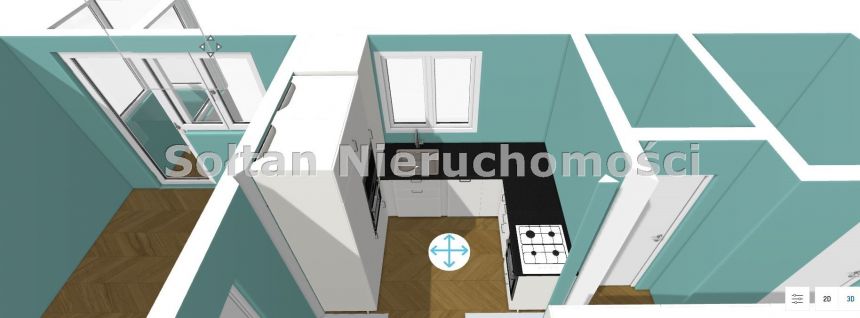 Dobry układ mieszkania,  3 pokoje, kuchnia, balkon miniaturka 22