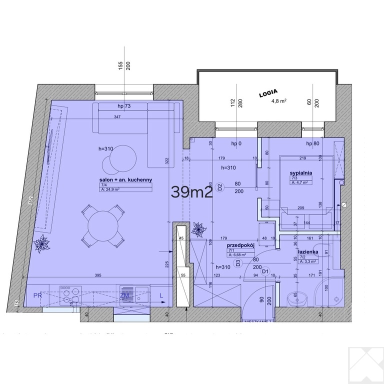 Po remoncie/ciche/balkon/wyposażone miniaturka 8