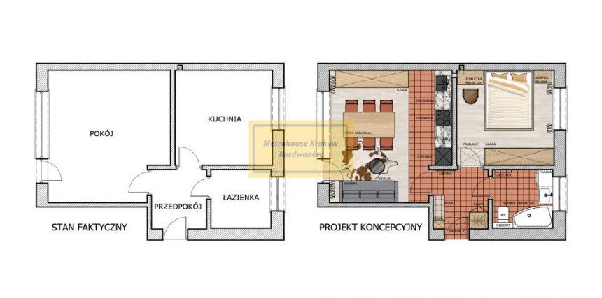 Kawalerka | Kordiana | balkon i piwnica miniaturka 9