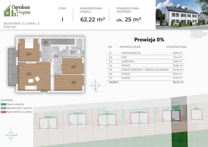 Niepołomice, 640 000 zł, 68.42 m2, 4 pokojowe miniaturka 13