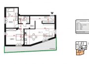 91m2 3 pok +ogródek st.deweloperski miniaturka 9