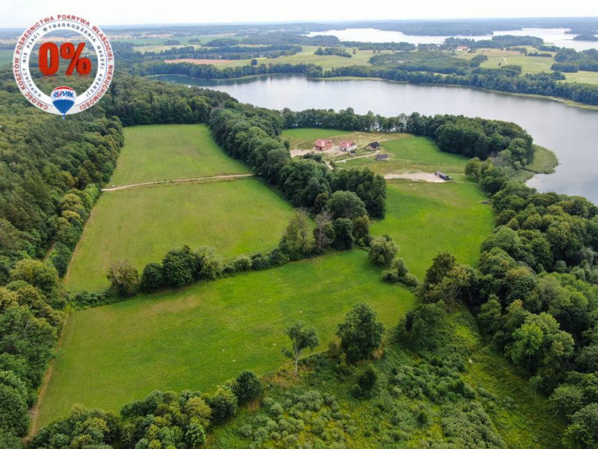 Piękna działka z linią brzegową j. Narie, Mazury miniaturka 8