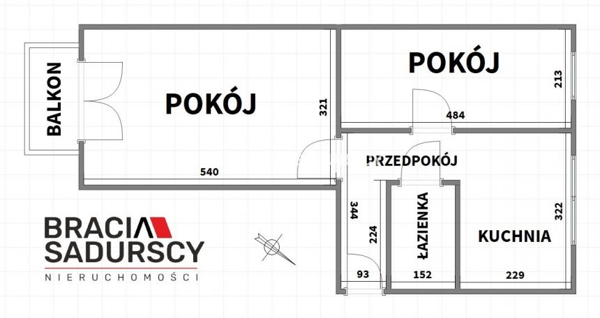 Kraków Krowodrza, 3 000 zł, 42.56 m2, w bloku miniaturka 22