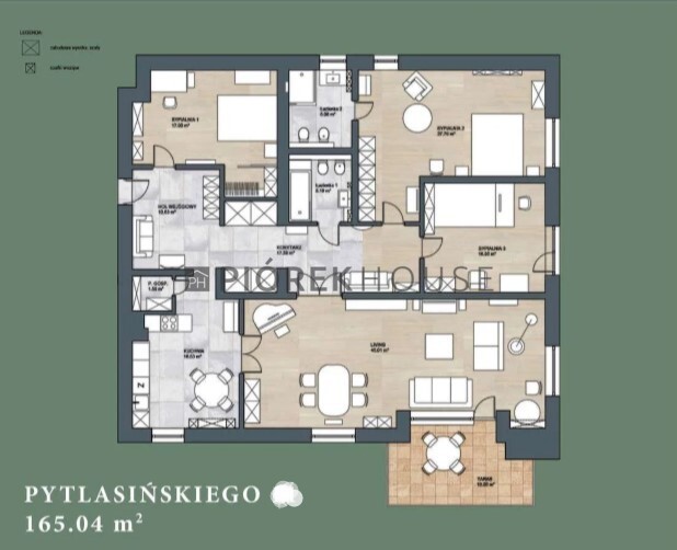 4-pokojowe mieszkanie na Mokotowie miniaturka 15