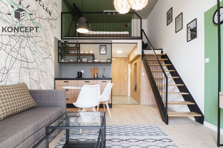 Kawalerka typu LOFT z antresolą | Zarembowicza - zdjęcie 1
