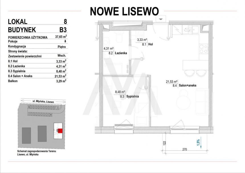 Nowe Lisewo - mieszkania z 2025 roku miniaturka 9