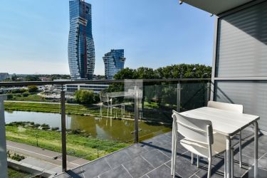 Kawalerka | Capital Towers | widok na Wisłok