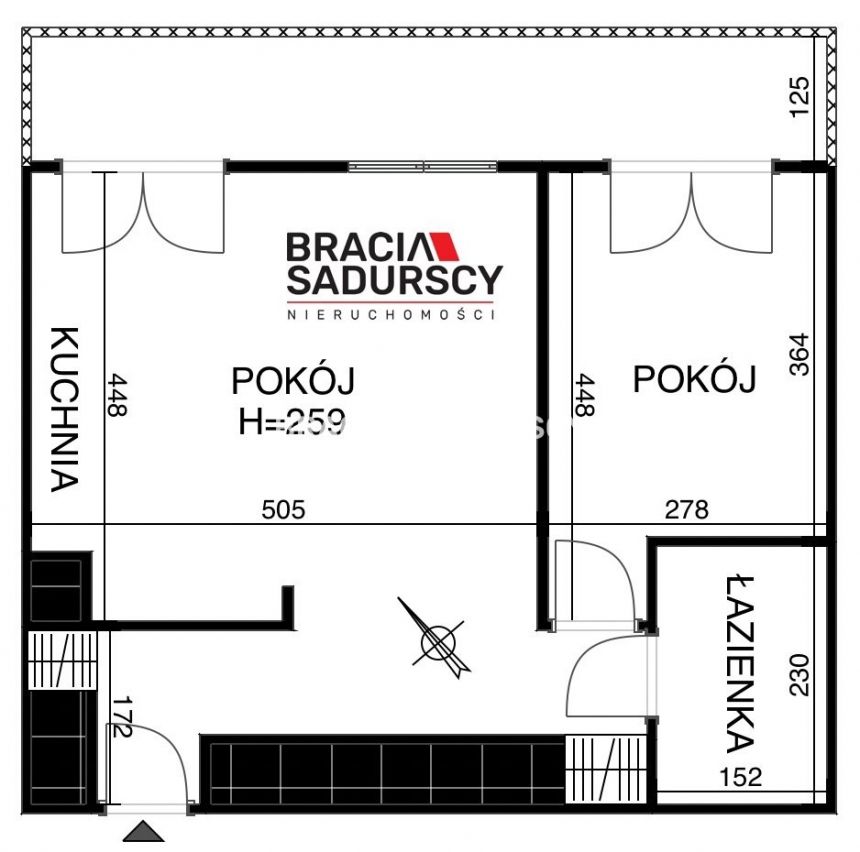 Wysoki standard| Jasne| Duży balkon miniaturka 3