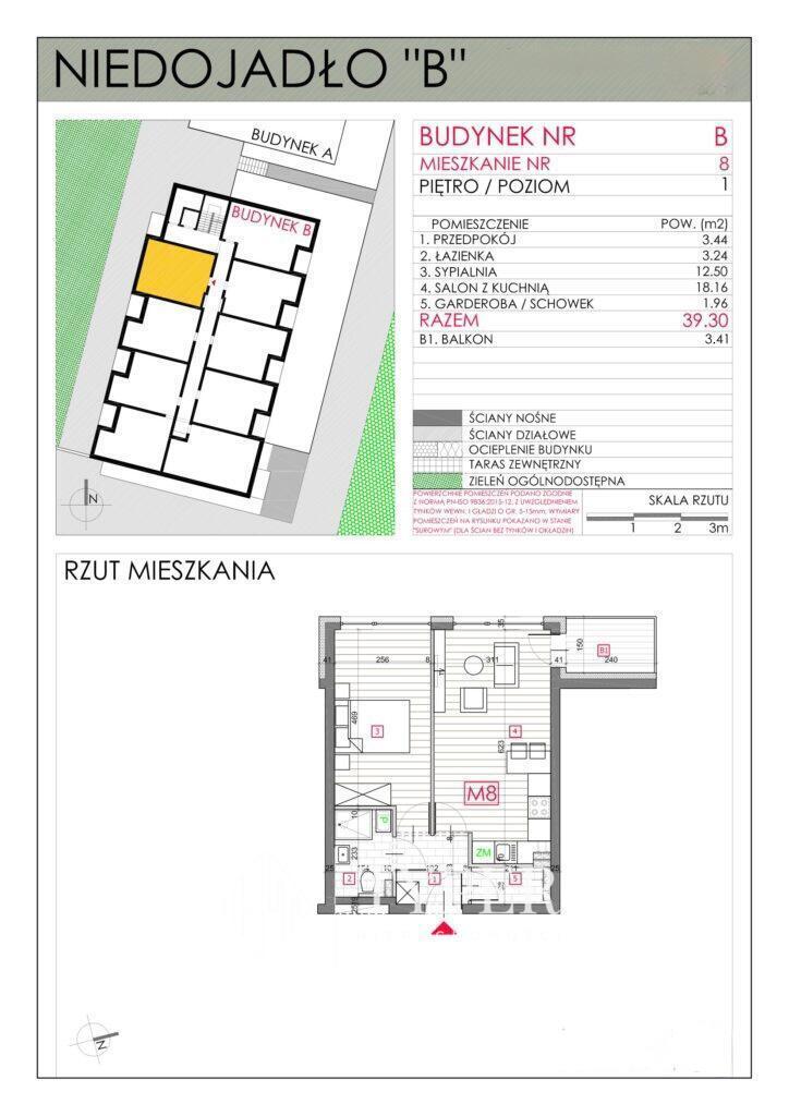 Nowe mieszkania w centrum Tarnowa! 39,30m2 miniaturka 13