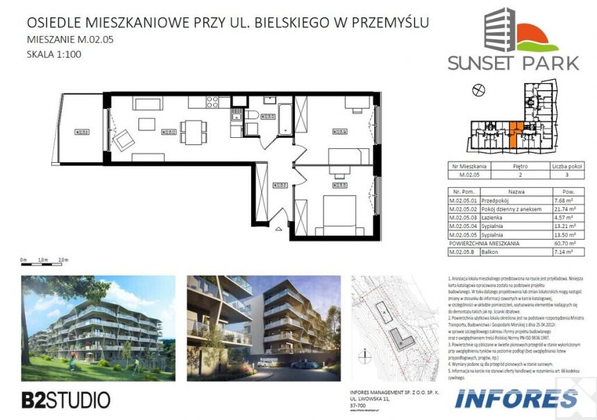 Oferta sprzedaży mieszkania na Osiedlu Sunset Park miniaturka 13