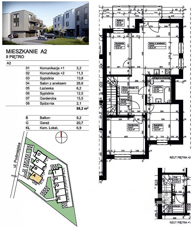 Rzeszów Drabinianka, 528 318 zł, 88.2 m2, pietro 2/2 miniaturka 7