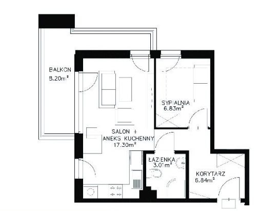 MIESZKANIE NA SPRZEDAŻ-33,98M2-BRONOWICE-UL.SMĘTNA miniaturka 5