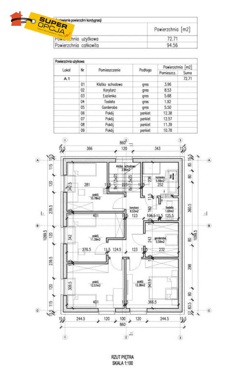 Rząska, 1 430 000 zł, 149.5 m2, 5 pokoi miniaturka 6