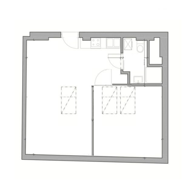 DWA POKOJE Z ANEKSEM - 47 M2 - 2700 ZŁ - JÓZEFITÓW miniaturka 12