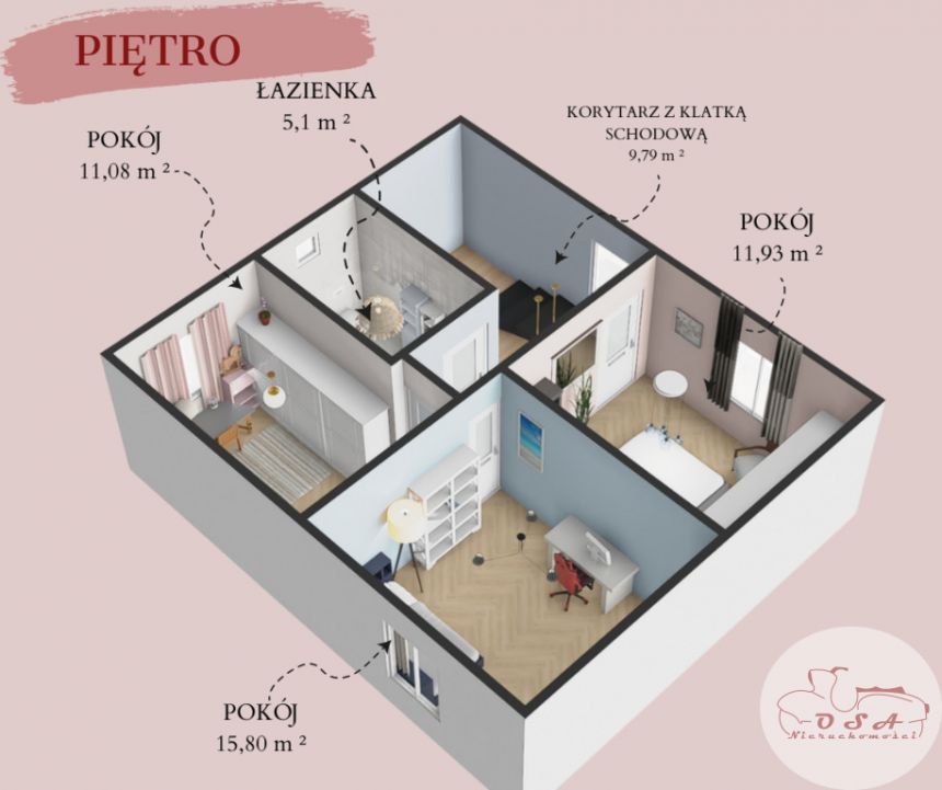 Dom Mosina pow. całkowita 175 m2 działka 707 m2 miniaturka 14