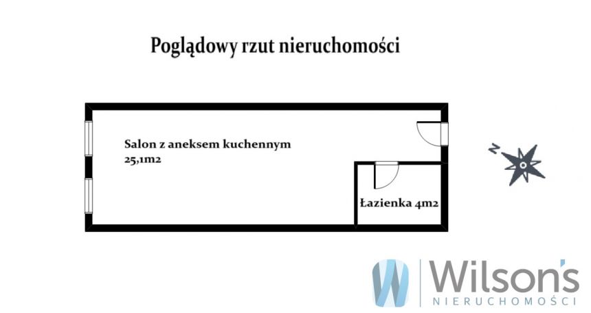 Warszawa Żoliborz, 565 000 zł, 29 m2, kawalerka miniaturka 7