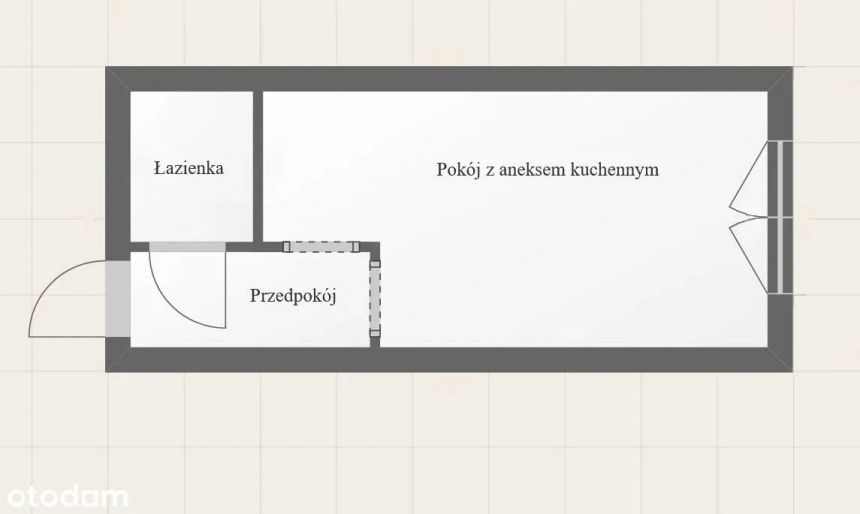 Gdańsk Przymorze, 387 000 zł, 30 m2, kawalerka miniaturka 6