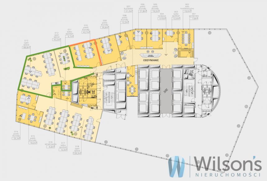 Warszawa Wola, 38 000 zł, 250 m2, pietro 15 miniaturka 21