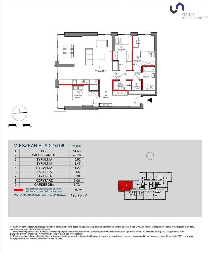 Katowice Koszutka, 1 348 984 zł, 123.76 m2, w apartamentowcu miniaturka 2