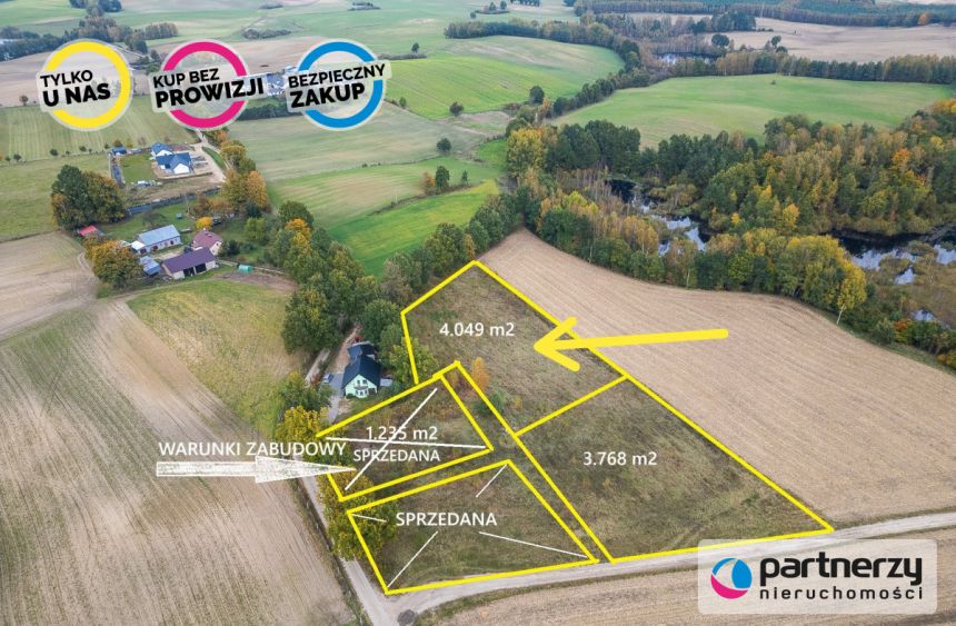 Grzmiąca, 263 000 zł, 40.49 ar, droga dojazdowa utwardzona miniaturka 2