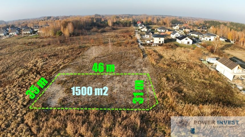 Malownicza działka budowlana, Stara Wieś, 1500 m2 miniaturka 3