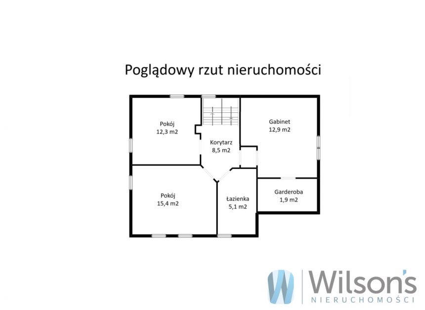 Dziekanów Nowy, 1 099 000 zł, 137.5 m2, 4 pokoje miniaturka 14